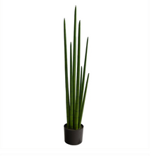 3.5' Sansevieria Snake Artificial Plant - Low Maintenance, Life-Like & Vibrant Silk Plants For Busy People.