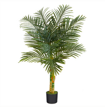 4' Artificial Double Stalk Golden Cane Palm Tree - Low Maintenance, Life-Like & Vibrant Silk Trees For Busy People.