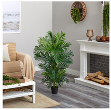 4' Artificial Areca Palm Tree UV Resistant (Indoor/Outdoor) - Low Maintenance, Life-Like & Vibrant Silk Trees For Busy People.