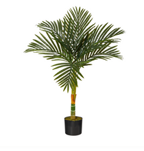 3' Artificial Single Stalk Golden Cane Palm Tree - Low Maintenance, Life-Like & Vibrant Silk Trees For Busy People.