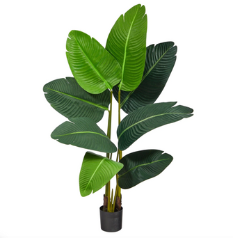 3.5' Artificial Travelers Palm Tree - Low Maintenance, Life-Like & Vibrant Silk Trees For Busy People.
