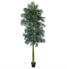 10' Artificial Double Stalk Golden Cane Palm Tree - Low Maintenance, Life-Like & Vibrant Silk Trees For Busy People.