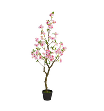 4' Artificial Cherry Blossom Plant - Low Maintenance, Life-Like & Vibrant Silk Trees For Busy People.