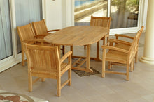 Bahama Sahara 7-Piece, 87" Oval Dining Set, Seats 6 & Perfect For Memorable Occasions.