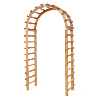 Cedar Trellis Arbor -  87"H x 48"W Handcrafted In Canada from North American Western Red Cedar