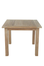 Teak Bahama 35" Square Table Small Slats, 29.5 H x 35 W x 35 L & Seats 4 People, Delivered Free In 5 - 9 Working Days