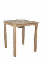 Chatsworth Ice Chiller Bar Table, 42 H x 36 W x 36 L, Crafted In Teak,
