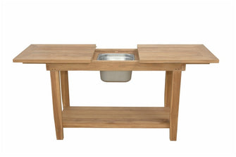 Nautilus Console Table w/ SS Container, 30 H x 21 W x 48 L, Delivered Free, Arrives in 5-9 Working Days For Easy Assembly.