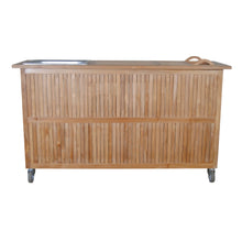 Premium Teak Safari Bar Table, 35 H x 20 W x 67 L, Arrives Fully Assembled In 5-9 Working Days. Perfect For Toast-Worthy Occasions.