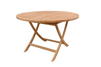 Foldable 5-Piece Dining Set, Crafted In Teak & Delivered Free For Easily Assembly.
