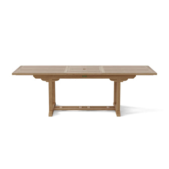Handsome Teak 9-Piece Dining Set That Seats 8, Leaf Extension Can Seat 10 People. A Set That'll Impress Your Friends & Family.