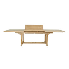 Solid Teak 78" Oval Extension Table, Seats 10 People, 29 H x 39 W x 59 to 78 L, Delivered Free In 5 - 9 Working Days.