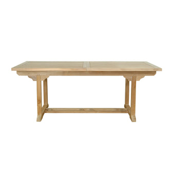 Solid Teak 78" Oval Extension Table, Seats 10 People, 29 H x 39 W x 59 to 78 L, Delivered Free In 5 - 9 Working Days.