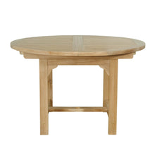 67" Oval Extension Table In Solid Teak, Seats 6 - 8 People, 29 H x 47 W x 47 to 67 L, Arrives In 5-9 Days & Delivered Free.