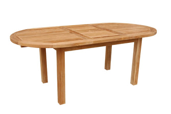 Bahama Sahara 7-Piece 78" Oval Dining Set, Seats 6-10 People, Delivered Free & Arrives in 5-9 Working Days.