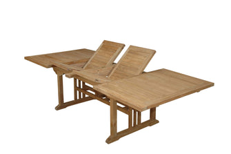 Teak Sahara Rialto 13-Piece Dining Set, Seats 10/12 People & Creates A Memorable Alcove At Home.