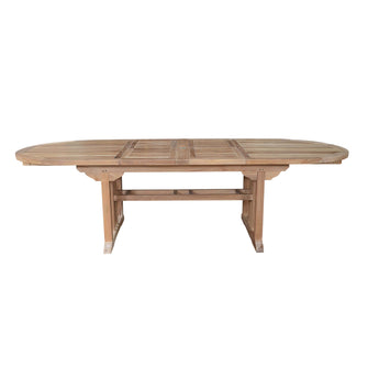Teak Sahara 9-Piece Oval Dining Set, Seats 8-10 People, Perfect For Memorable Occasions With Friends & Family.