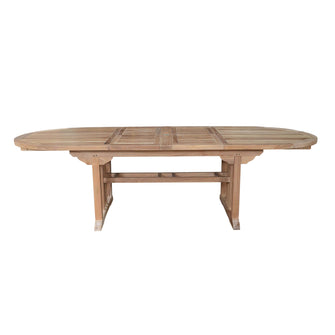 Teak Sahara 9-Piece Oval Dining Set, Seats 8-10 People, Perfect For Memorable Occasions With Friends & Family.