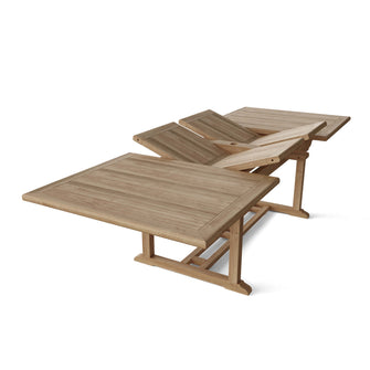 Valencia 11-Piece Dining Set Crafted In Teak, Perfect For Memorable Occasions With Friends & Family. Delivered Free, Arrives In 5-9 Working Days.