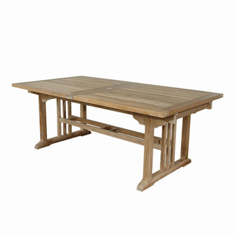 Sahara 126" Rectangular Double Ext. Table, 29 H x 43 W x 80/126 L, Seats 10-12, Arrives in 5-9 Working Days.
