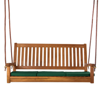 Teak Swing - 54"W & Seats 2 - Natural Oils Provide Superior Weather & Insect Resistance