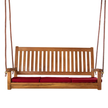 Teak Swing - 54"W & Seats 2 - Natural Oils Provide Superior Weather & Insect Resistance
