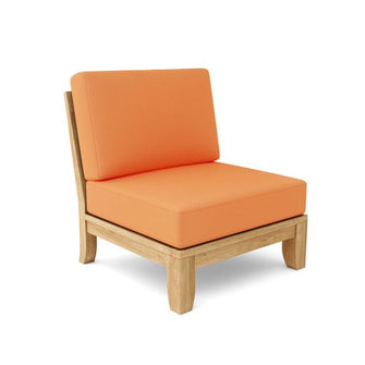 Nimble 4-Piece Sectional in Teak, Creates An Aesthetic Patio Even If You Don't Like To Entertain.