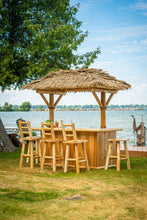 Tropical Paradise Tiki Bar Kit, Seat 6 - 8 People, Perfect For Momentous Occasions, Made In Canada & Delivered Free.
