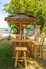 Tropical Paradise Tiki Bar Kit, Seat 6 - 8 People, Perfect For Momentous Occasions, Made In Canada & Delivered Free.