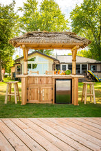 Tropical Paradise Tiki Bar Kit, Seat 6 - 8 People, Perfect For Momentous Occasions, Made In Canada & Delivered Free.