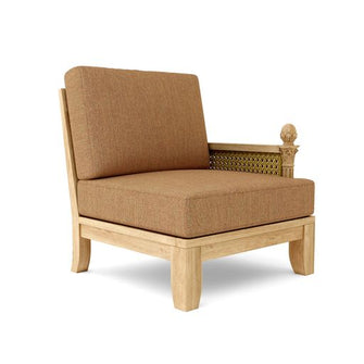 Sink Into This 6-Piece Sectional in Teak That Radiates Quality, Deep Seats Rests Your Mind & Body.