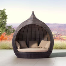 Decadent Martinique Beach Daybed, Seats 5 People, Includes Seat Cushion & 5 Pillows, From Designer Sketches To Your Patio.