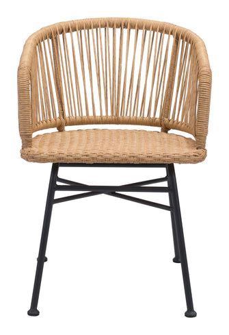 2 x Zaragoza Dining Chair In A Natural Finish , Ships In 24 Hours