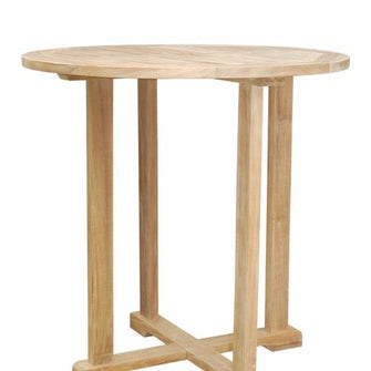 Bahama 5-Piece Round Bar Set, Crafted In Solid Teak, Delivered Free In 5-9 Working Days.