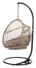 Las Palmas Hanging Chair - Finished In Weather Proof, Powder Coated Aluminium, Ships In 24 HRS.