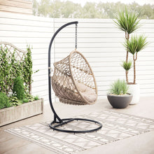 Las Palmas Hanging Chair - Finished In Weather Proof, Powder Coated Aluminium, Ships In 24 HRS.
