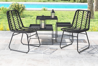 2 x Laporte Dining Chairs - Ships In 24 HRS, A Noteworthy Addition To Your Patio.