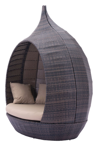 Decadent Martinique Beach Daybed, Seats 5 People, Includes Seat Cushion & 5 Pillows, From Designer Sketches To Your Patio.