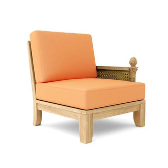Sink Into This 6-Piece Sectional in Teak That Radiates Quality, Deep Seats Rests Your Mind & Body.