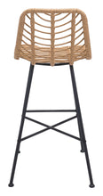 2 x Malaga Bar Chair Set - Ships In 24 HRS, Finished In Powder Coated Aluminium & Synthetic Rattan.