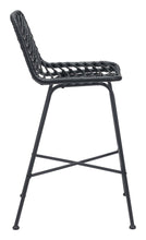 2 x Malaga Bar Chair Set - Ships In 24 HRS, Finished In Powder Coated Aluminium & Synthetic Rattan.