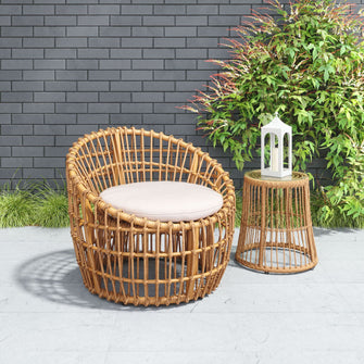 Sasso Accent Chair - Ships In 24 HRS & Arrives Fully Assembled, Includes Cushions.