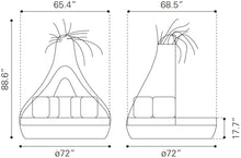 A Unique Tangalle Daybed, Includes All Cushions & Pillows, Brings A Modern Classic Aesthetic To Your Patio.