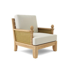 Bask In This Premium Teak Luxe Arm Chair, Now You Can Explore Philosophical Texts Even Deeper, Arrives "Knocked Down" For Simple Assembly.