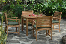 Montage Victoria 5-Piece Dining Set. Crafted In Raw Teak, Arrives In 5 - 9 Working Days.