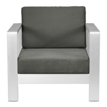 New Cosmopolitan Arm Chair Finished In Powder Coated UV Resistant Aluminium, Ships In 24 HRS - Invites You To Sink In & Relax.