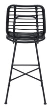 2 x Murcia Bar Chair Black Finished In Powder Coated Aluminium, Ships In 24 Hours.