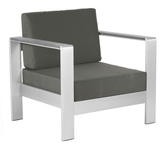New Cosmopolitan Arm Chair Finished In Powder Coated UV Resistant Aluminium, Ships In 24 HRS - Invites You To Sink In & Relax.