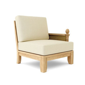 Sink Into This 6-Piece Sectional in Teak That Radiates Quality, Deep Seats Rests Your Mind & Body.