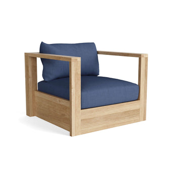 New Copacabana Deep Seat Arm Chair, Modern Classic Design Fuses Comfort & Aesthetics, Crafted In Premium Teak & Arrives Fully Assembled.